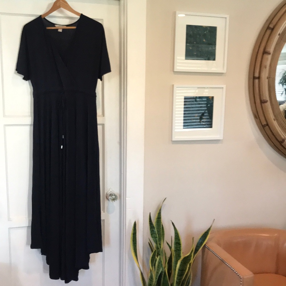 Banana Republic Handkerchief Hem Maxi Dress